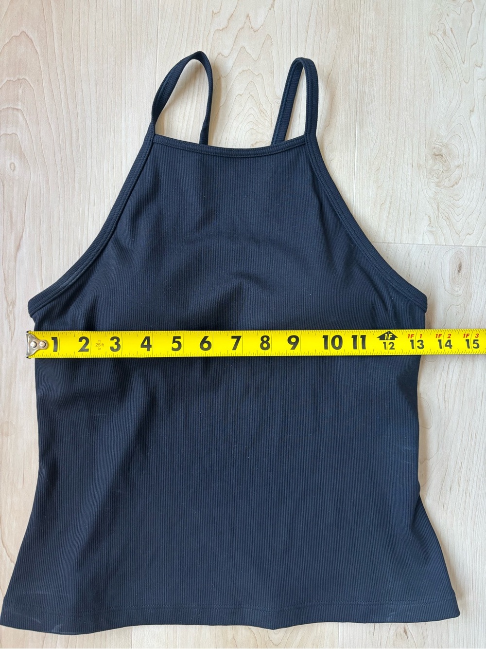 Athleta Black Ribbed Halter Tank Top - Picture 10 of 13